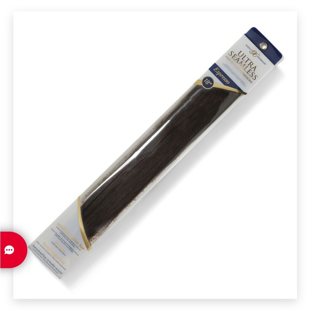 18” Ultra-Seamless Clip-in Remy Hair Extensions - Espresso BRAND NEW